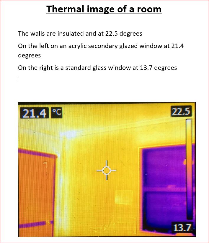 Insulated Wall with acrylic glazed window and standard window